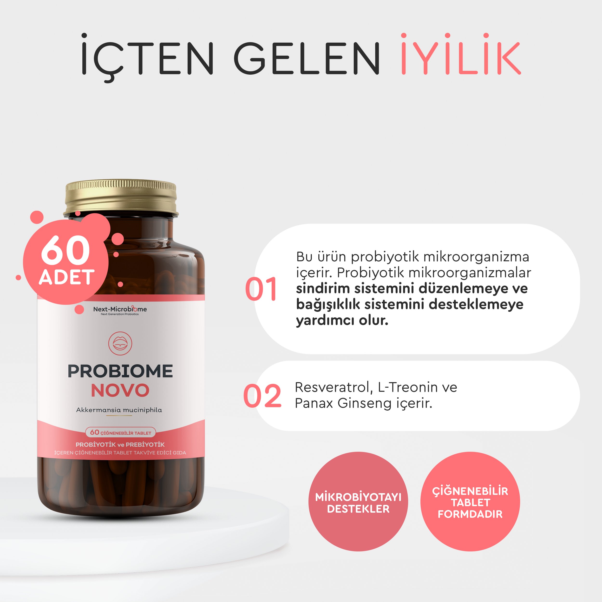 Probiome-Novo 60 Tablet