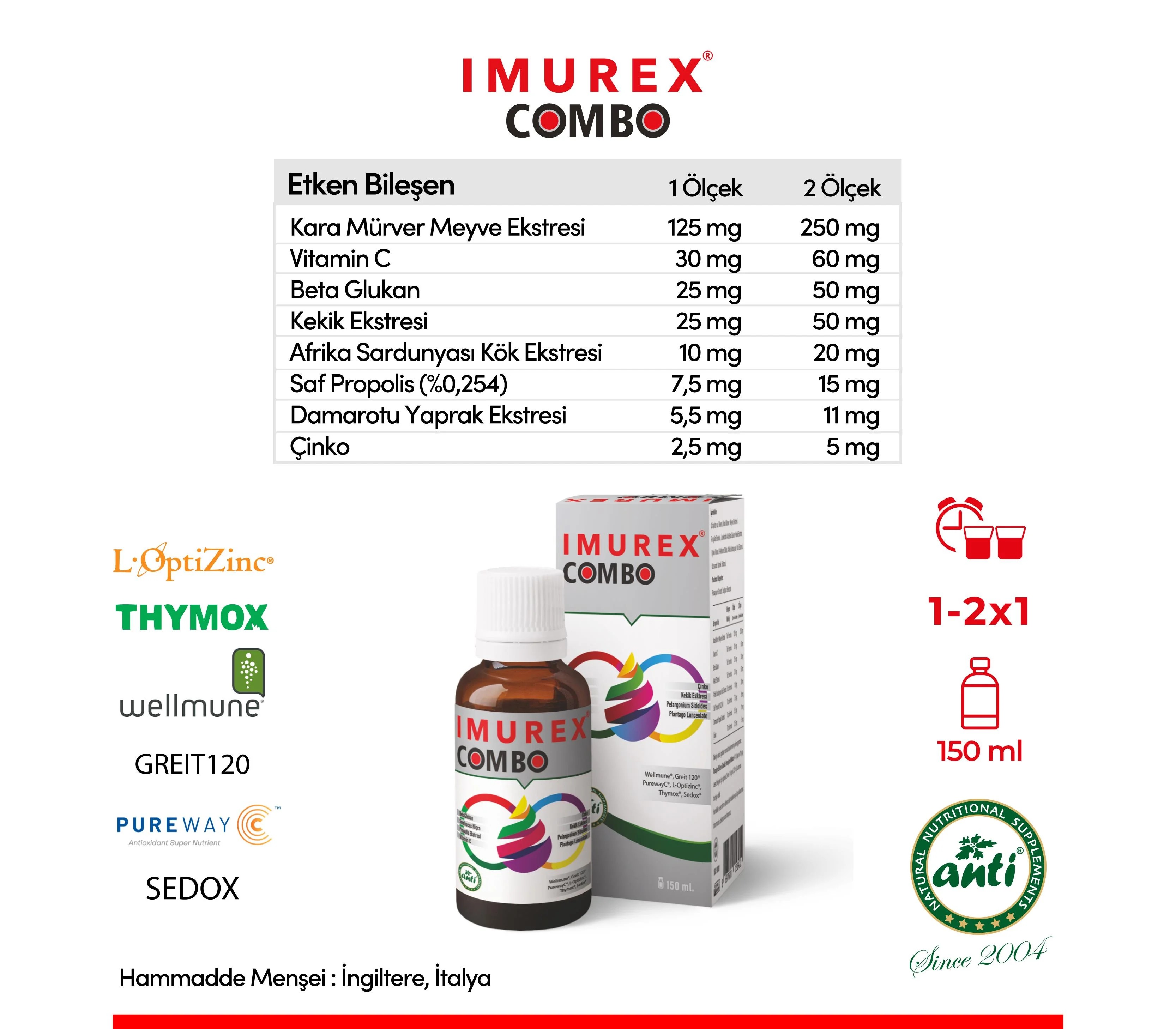 Imurex Combo Şurup
