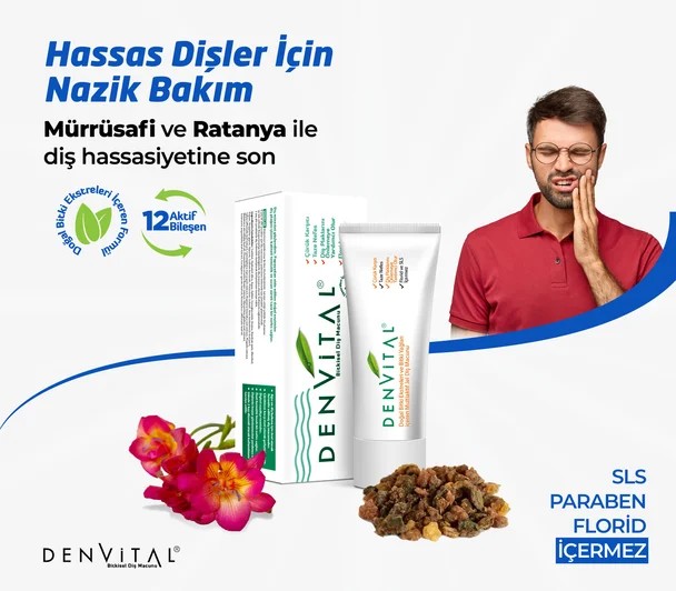  Denvi̇tal Bi̇tki̇sel Di̇ş Macunu