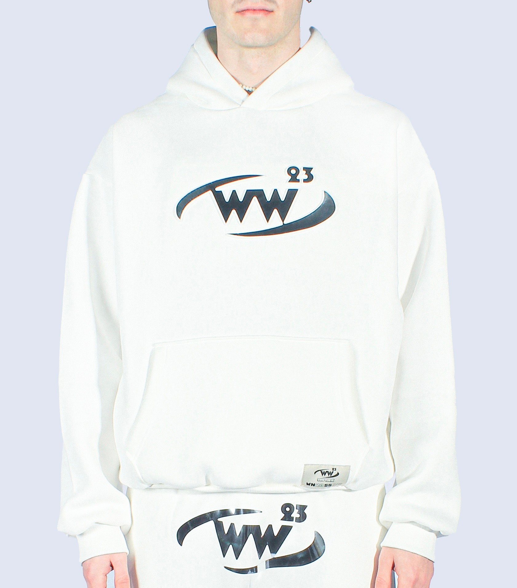 WUEN/WW23 WHITE HOODIE