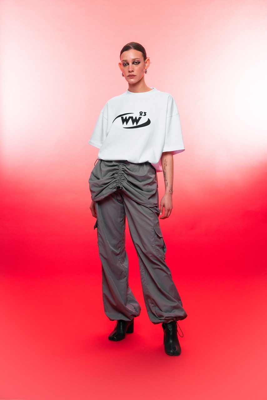 WUEN PARACHUTE PANT GREY