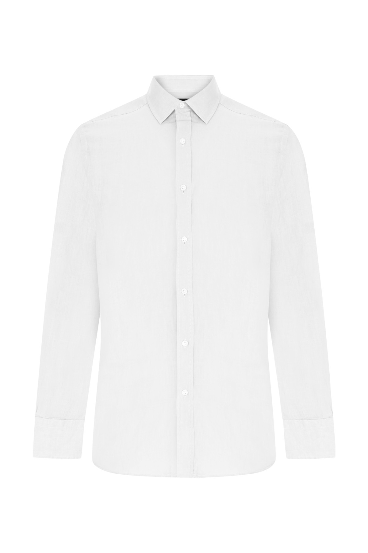 Hawksbill Linen Shirt – White