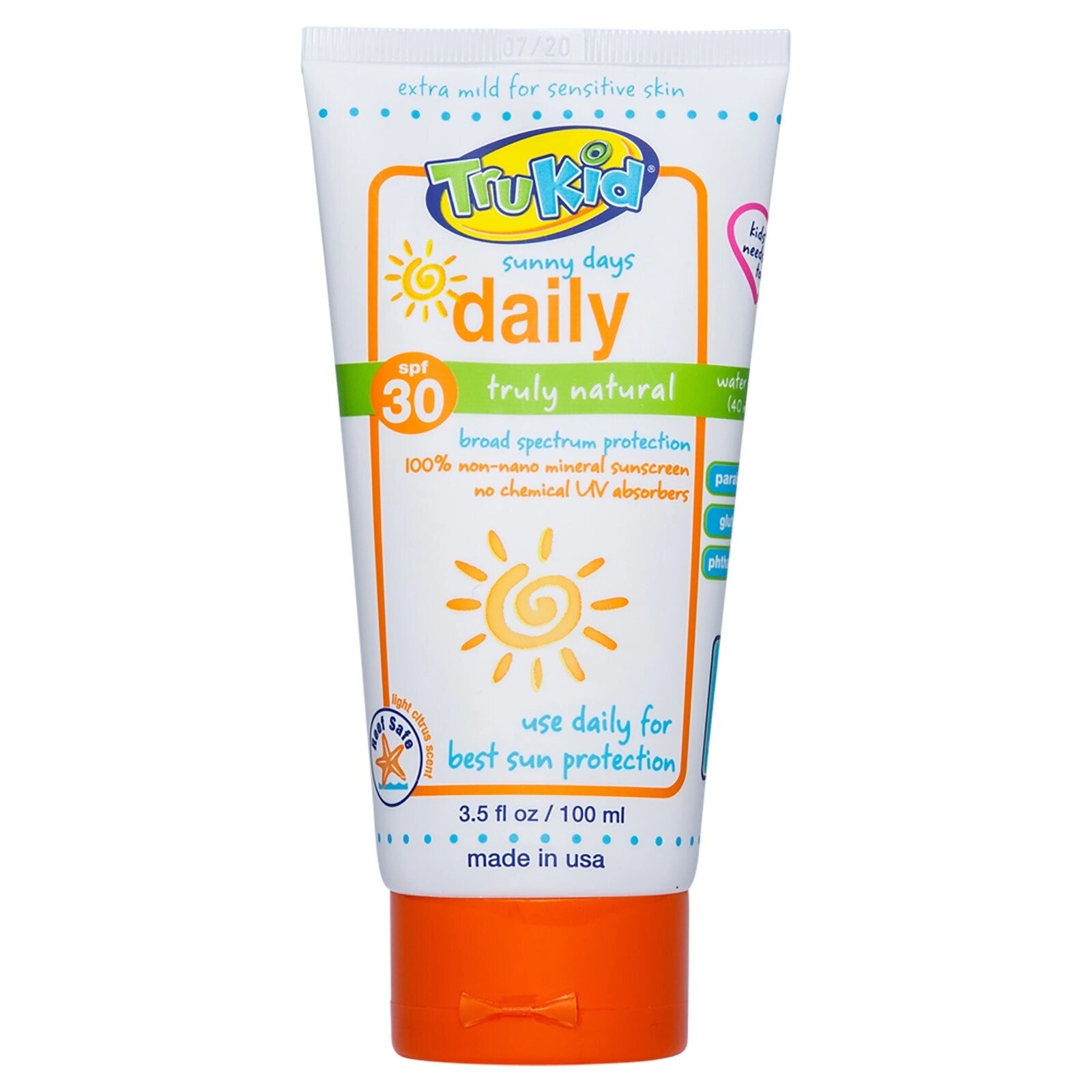 Trukid Sunny Days Daily SPF 30 100 ml %100 Doğal Güneş Kremi