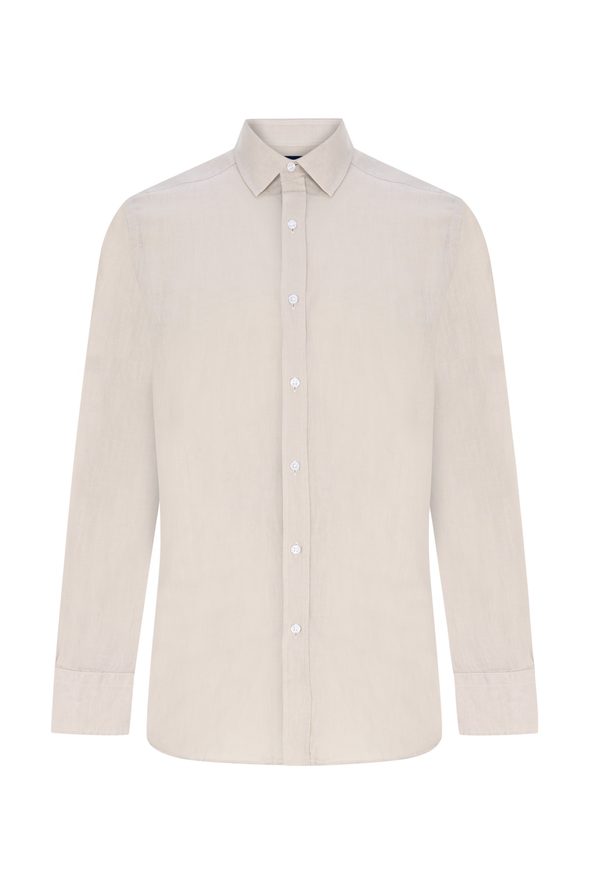 Hawksbill Linen Shirt – Beige