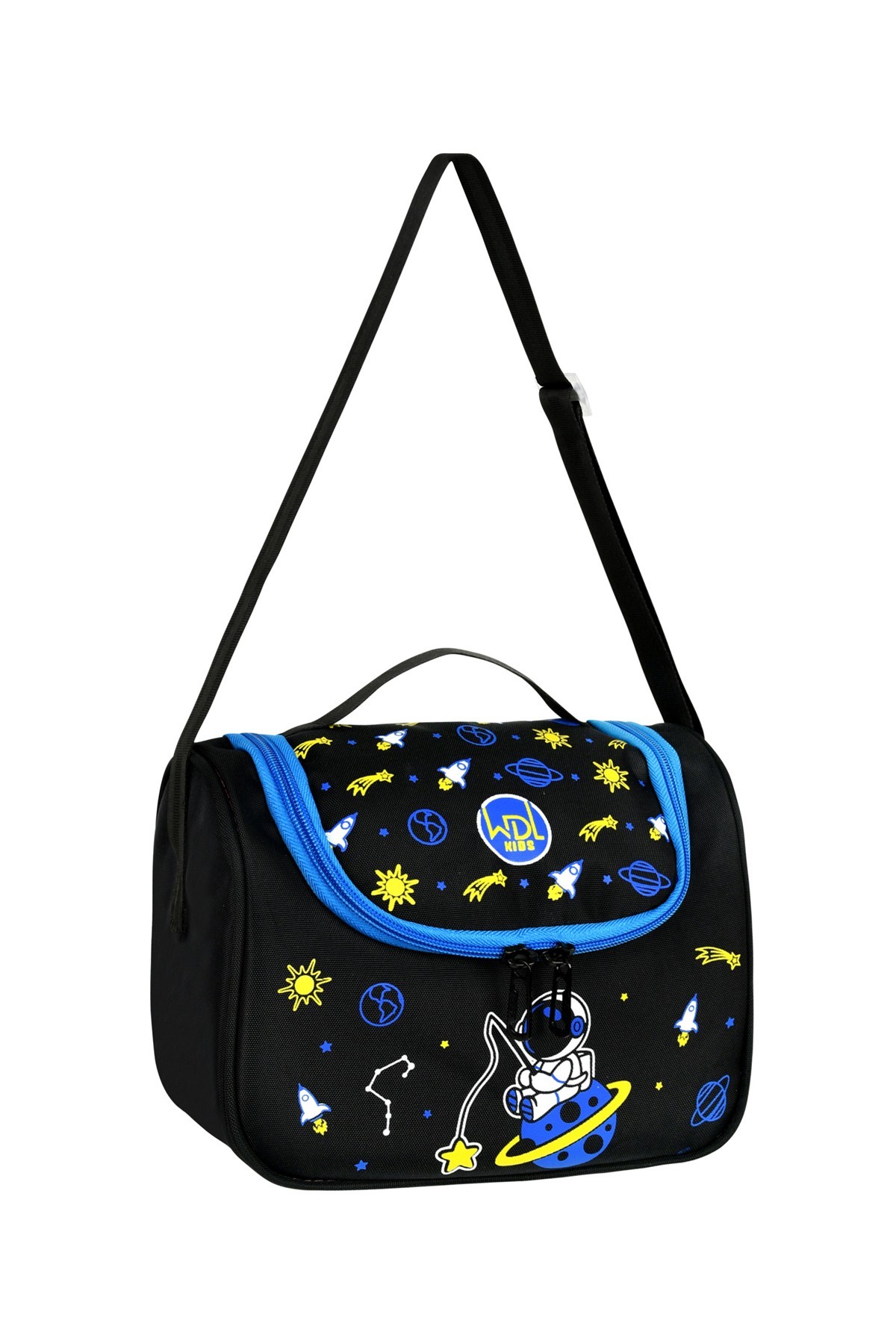 Waddell Lisanslı Astronot Desenli İlkokul Sırt Çantası Ve Astronot Desenli Termal Beslenme Çantası
