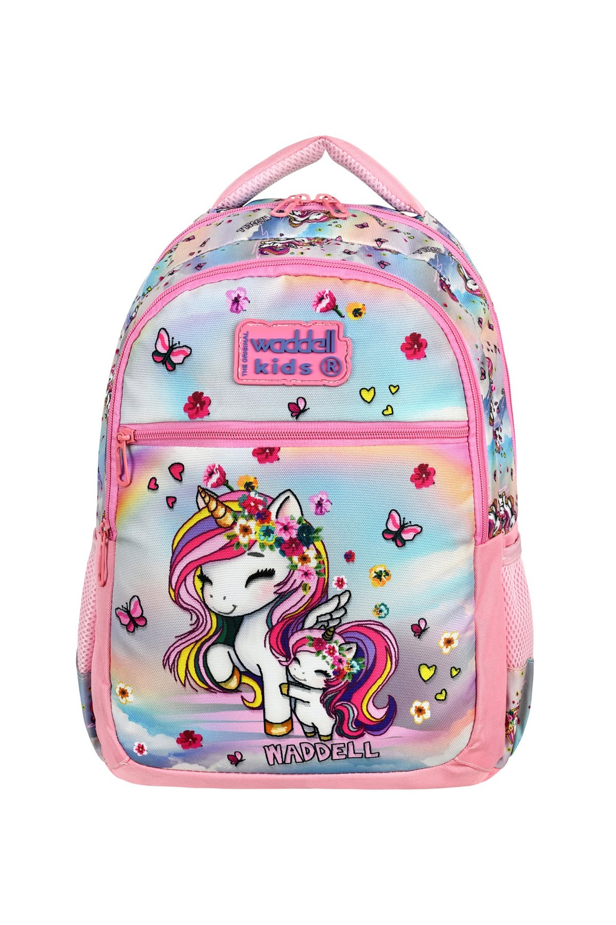 Waddell Lisanslı Unicorn Desenli Okul Sırt Çantası Ve Beslenme Çantası,İlköğretim Sırt Çantası