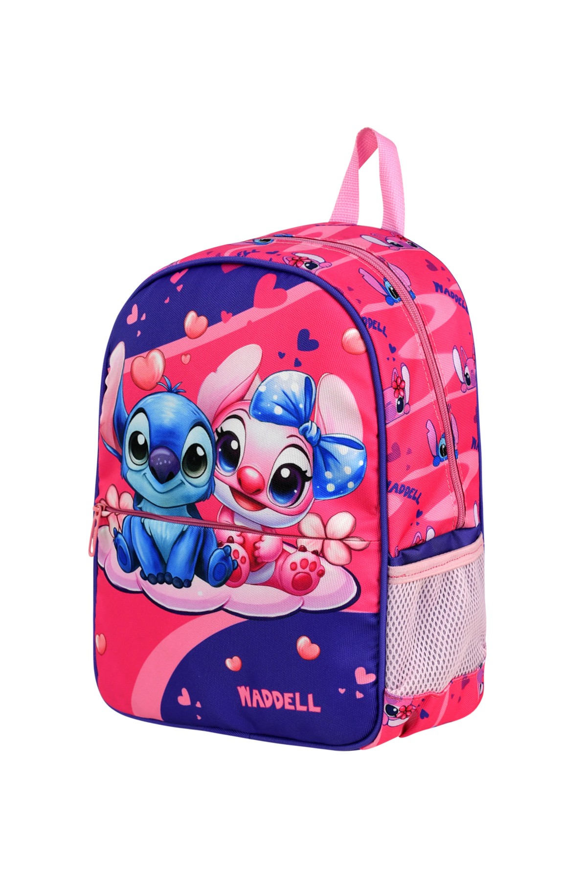 Waddell Lisanslı Stiç Koala Baskılı Desenli Mor-Pembe Anaokul Kreş Sırt Çantası