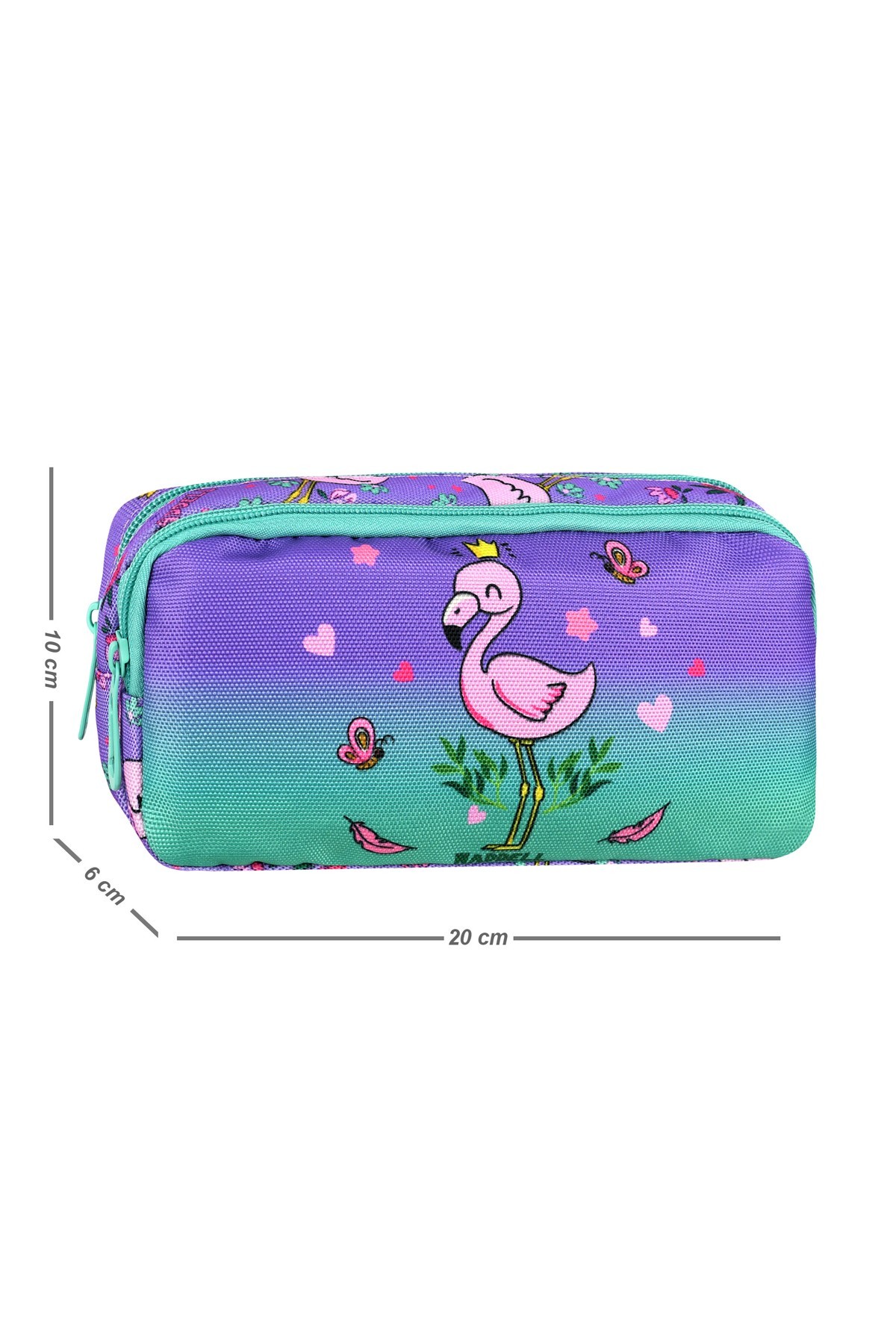 Waddell Lisanslı Flamingo Desenli İlkokul Sırt Çantası,Termal Beslenme Çantası Ve Kalemlik