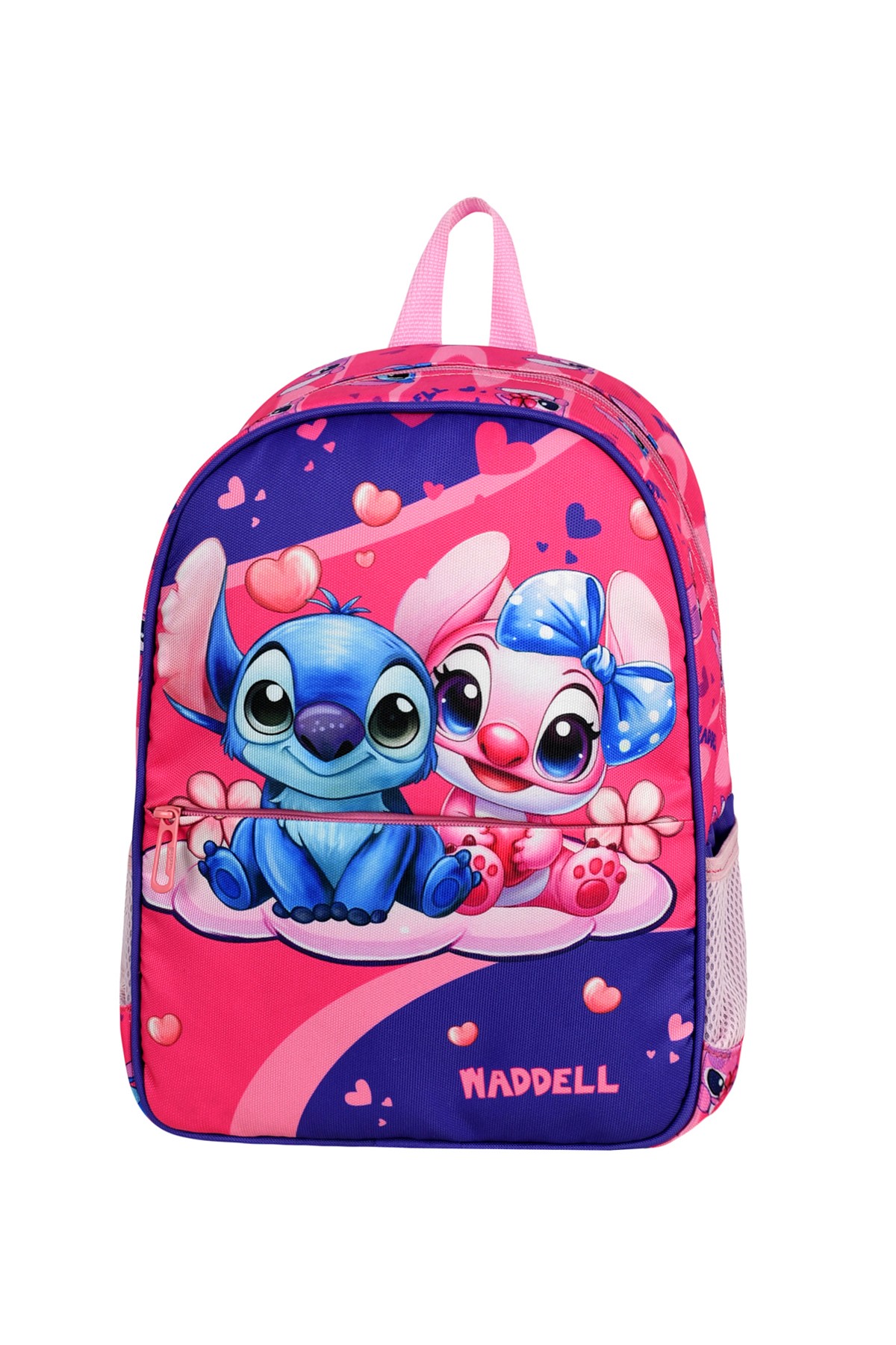 Waddell Lisanslı Stiç Koala Baskılı Desenli Mor-Pembe Anaokul Kreş Sırt Çantası