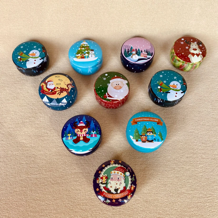 Yeni Yıl Koleksiyonu – Vanilya & Limon Kokulu Teneke Mum | Sınırlı 10 adet