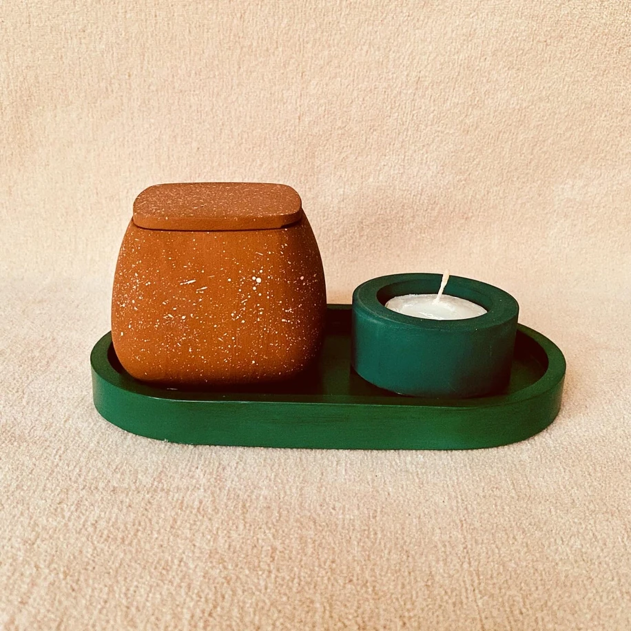 Dekoratif Saklama Kutusu & Mumluk Seti