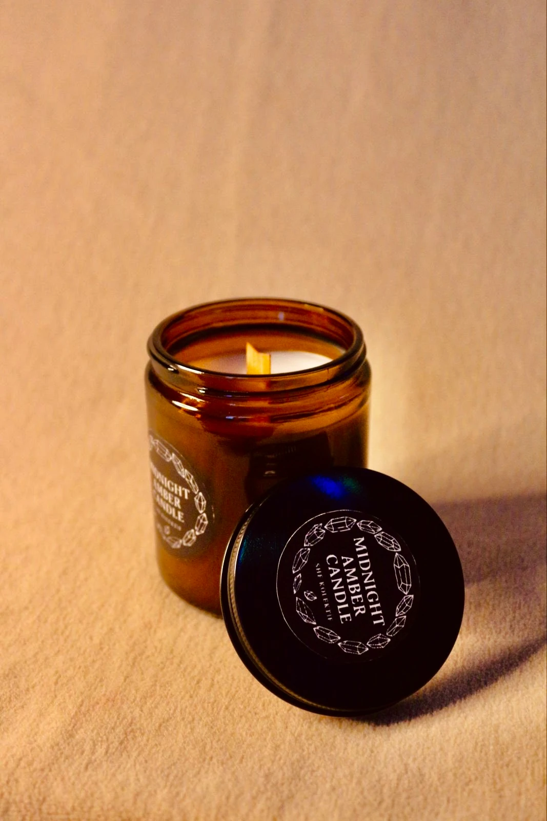 MIDNIGHT AMBER CANDLE