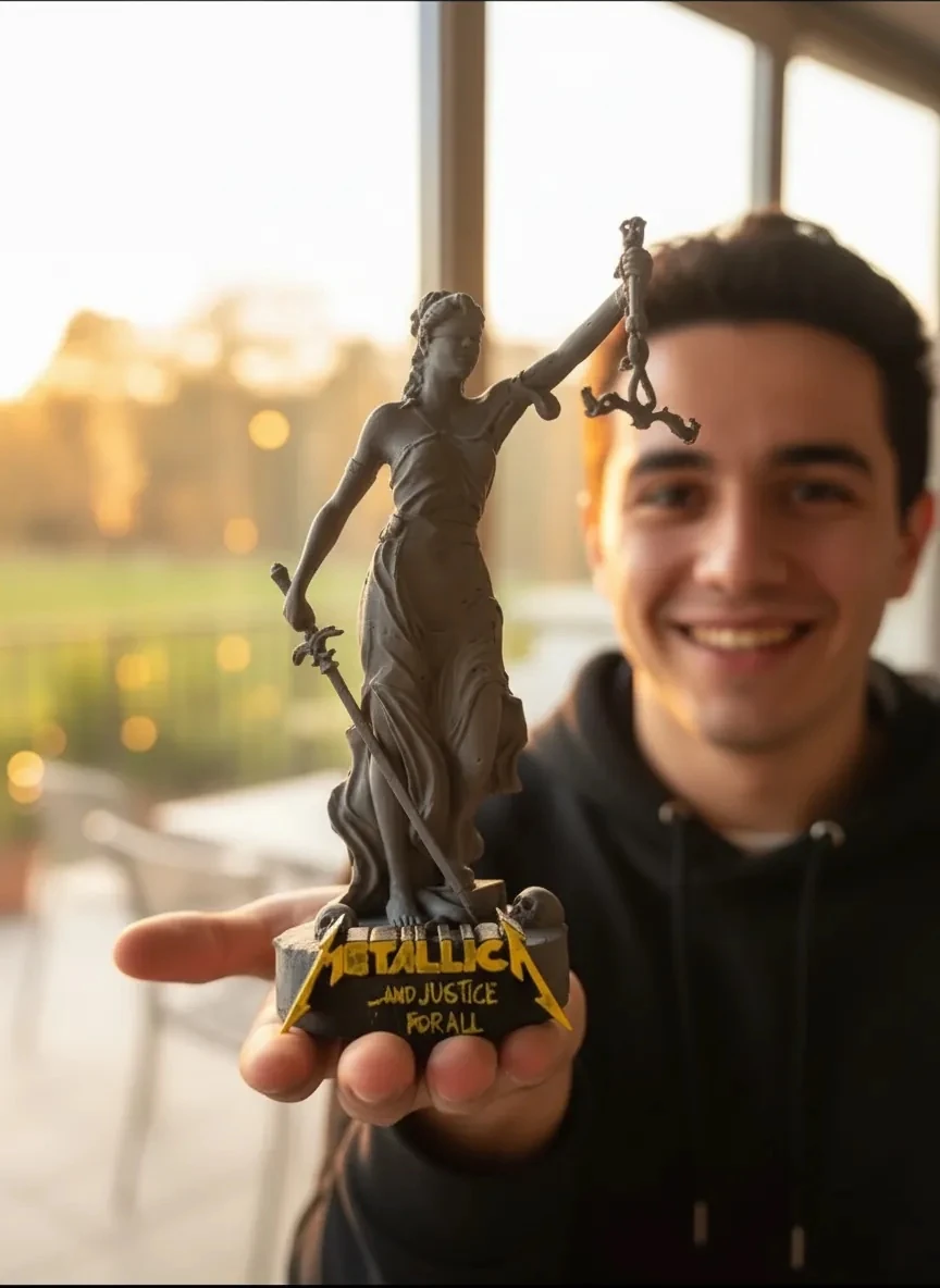 Adalet ve Liderlik Heykeli – Justice for All (3D Özel Baskı)