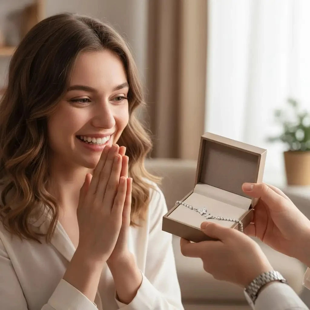 Shiny Butterfly İnce Bileklik – Zarif Kadın El Zinciri Takı, Işıltılı ve Şık Tasarım