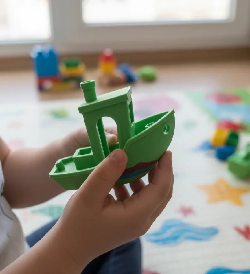 Dekoratif 3D Basılı Benchy Tekne – Yüksek Kalite PLA Model