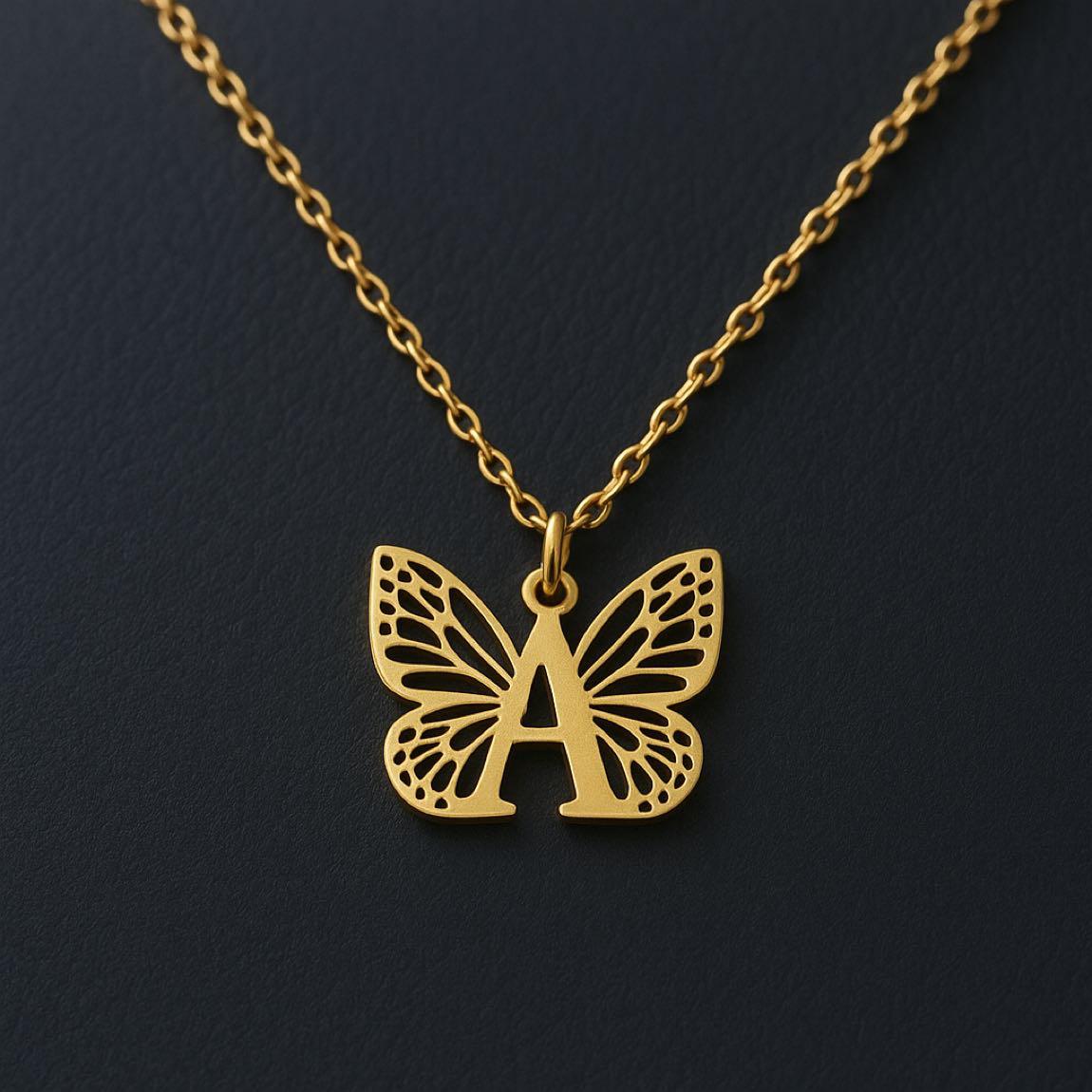 A Harfli Paslanmaz Çelik Kolye – Minimalist Niche Tasarım, Şık ve Dayanıklı Hediye Seçeneği