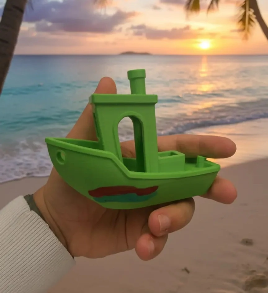Dekoratif 3D Basılı Benchy Tekne – Yüksek Kalite PLA Model