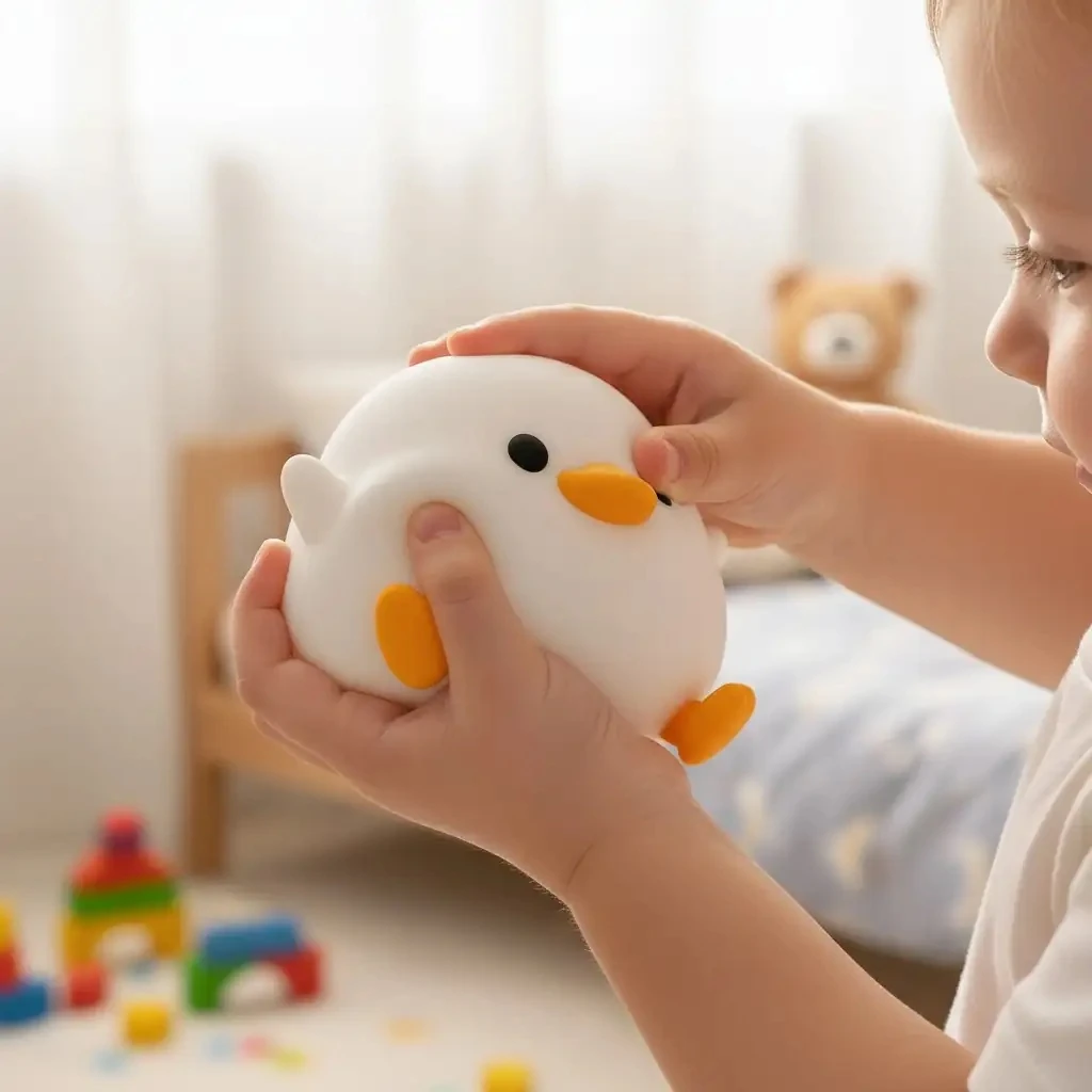 Dodo Duck Gece Lambası – 3D Dekoratif Aydınlatma, Modern ve Minimal Tasarım