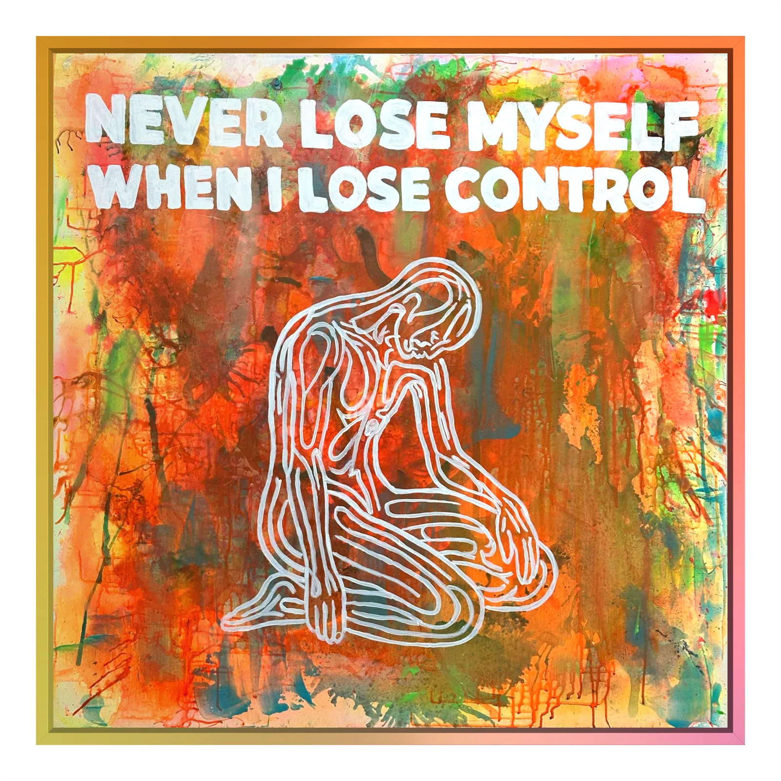 Lose Control Tablo | 100x100cm