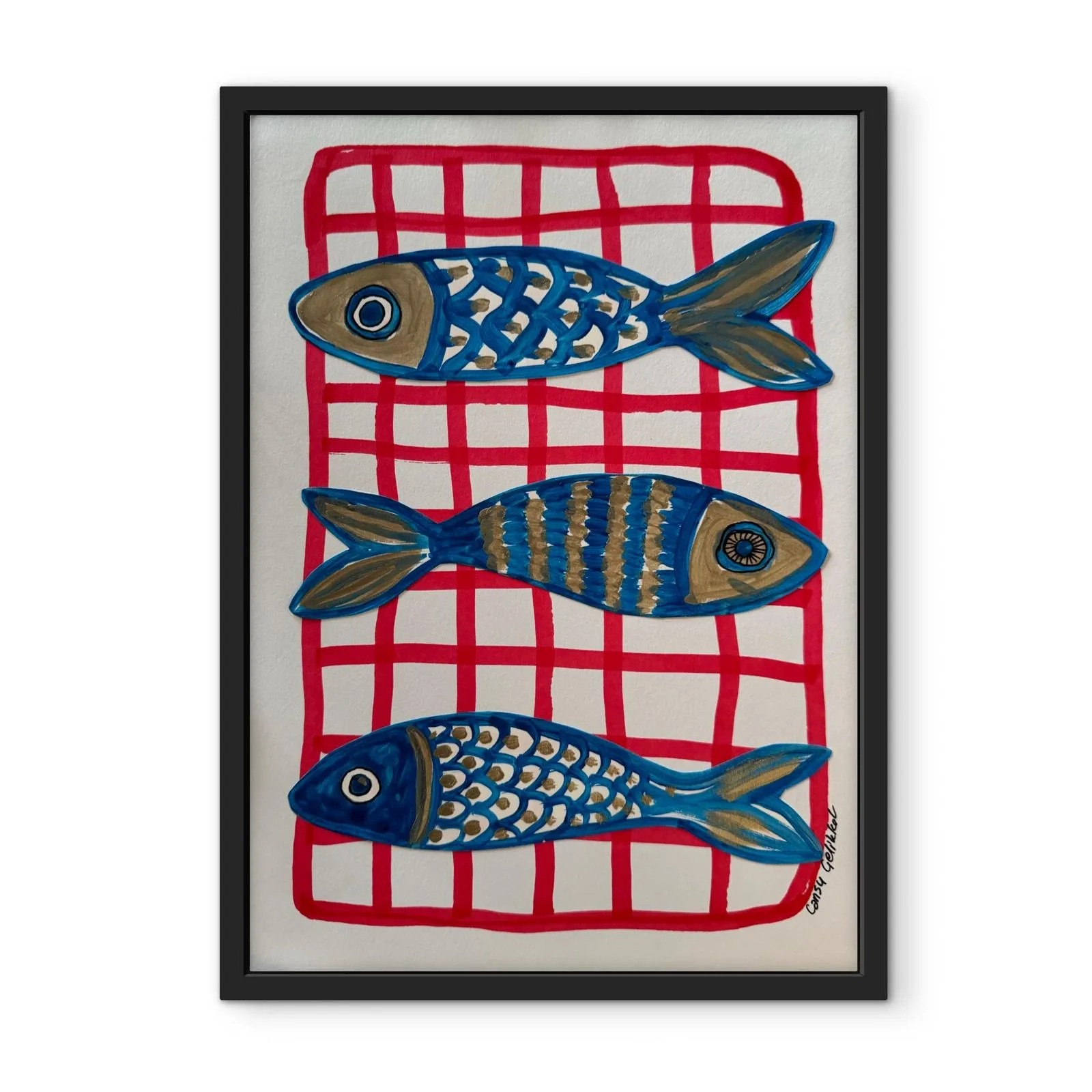 Fishes illüstrasyon