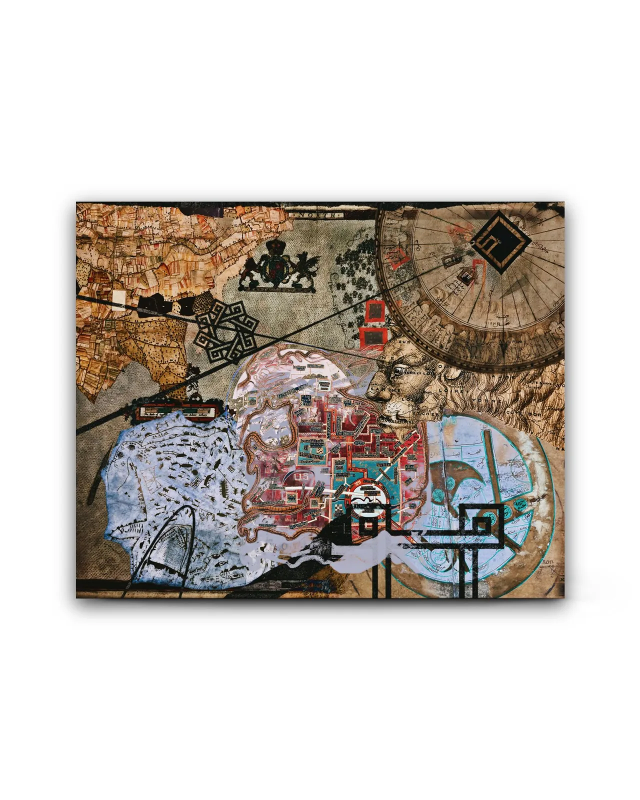 Zihin Paradigması Tablo — 100 × 123 cm