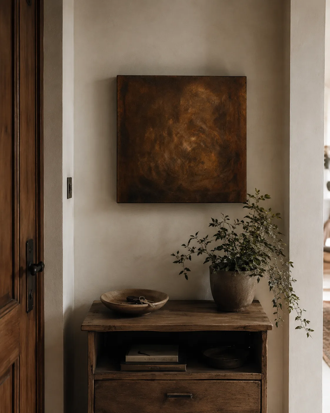 Wabi Sabi Tablo - Elemental Memory / Earth Series
