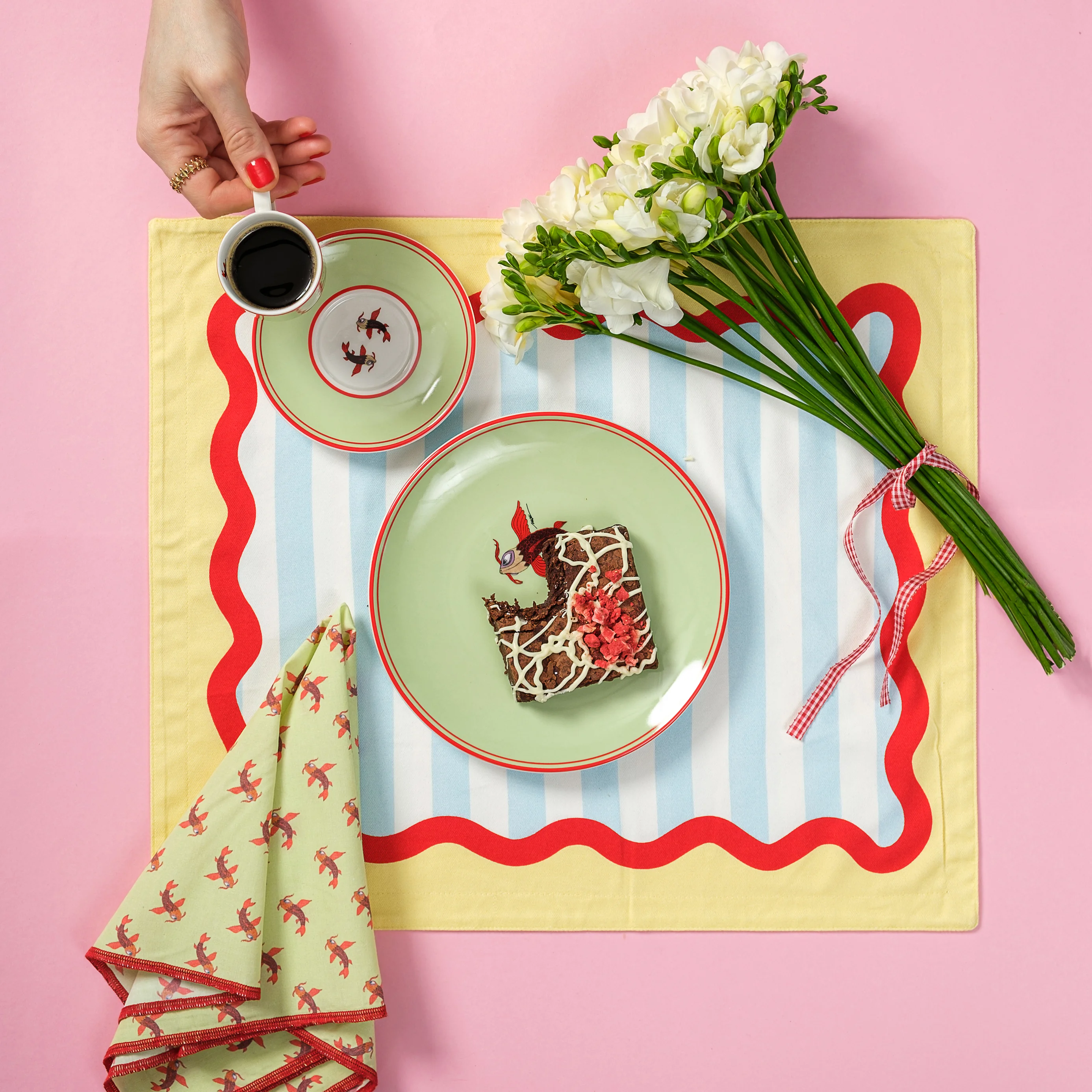 "ı believe in good" Tatlı tabağı