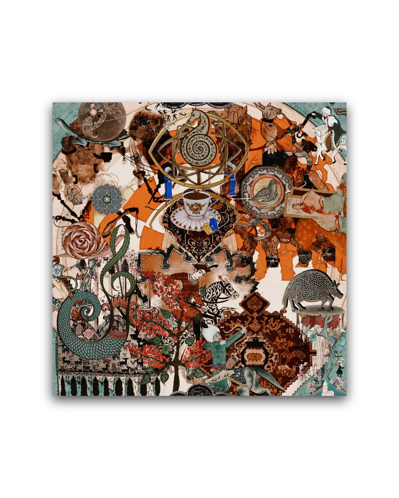 Yazgı Tablo — 160 × 160 cm