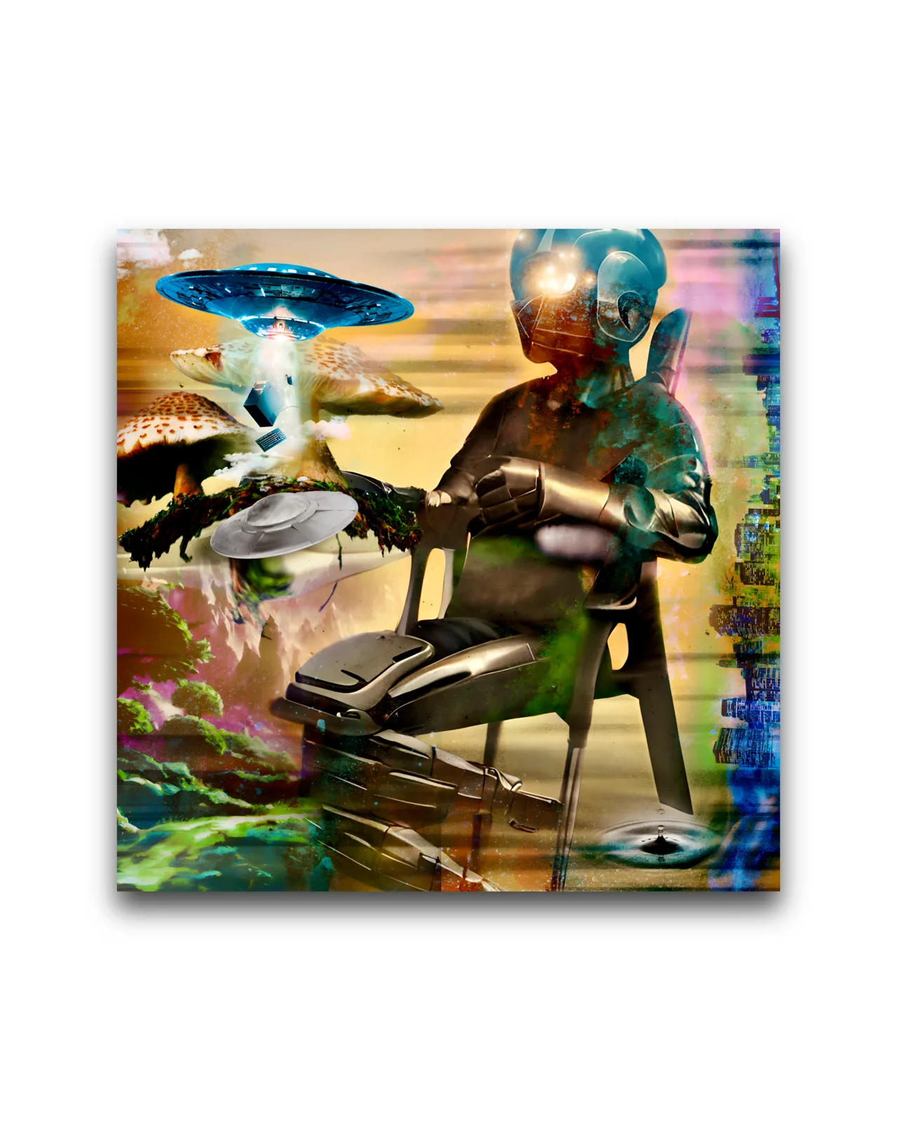 Galactus Tablo — 140 × 140 cm