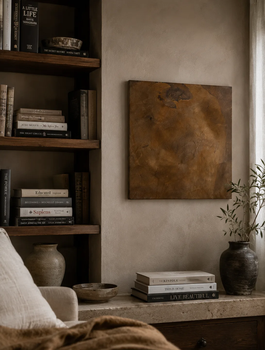 Wabi Sabi Tablo - Elemantel Memory Series 002
