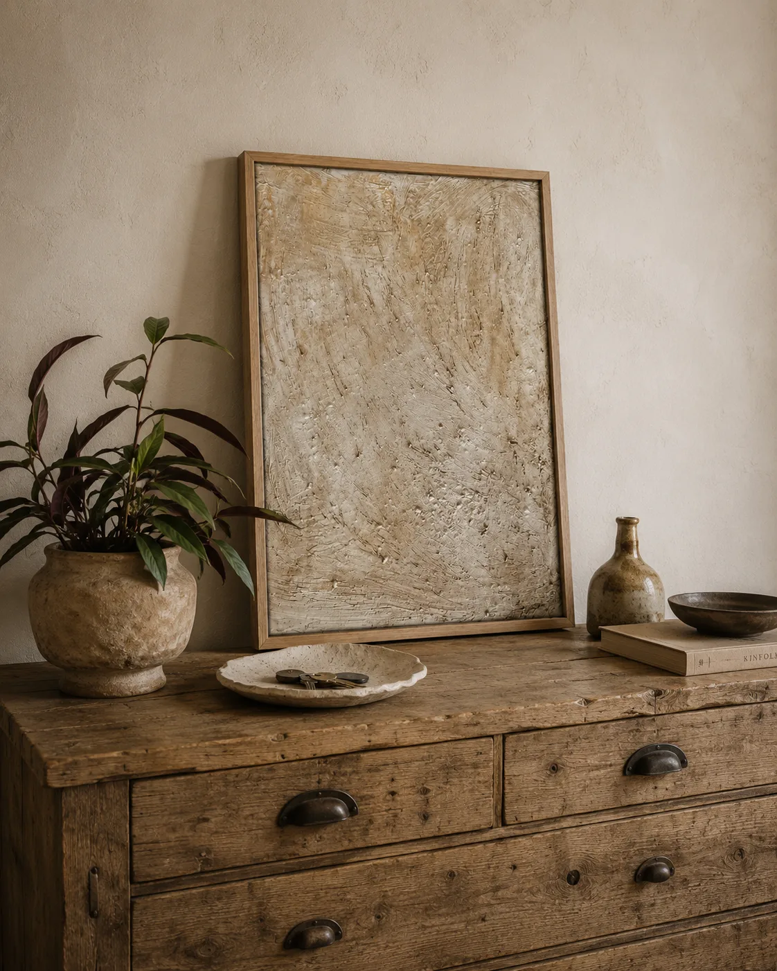 Wabi Sabi Tablo- Akış 50x70