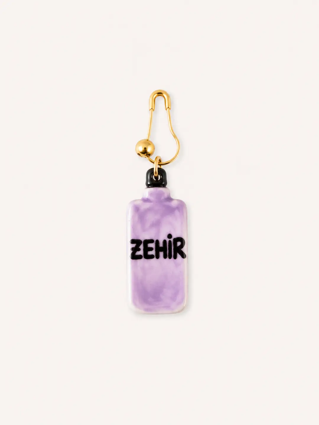 Zehir  şişesi porselen charm