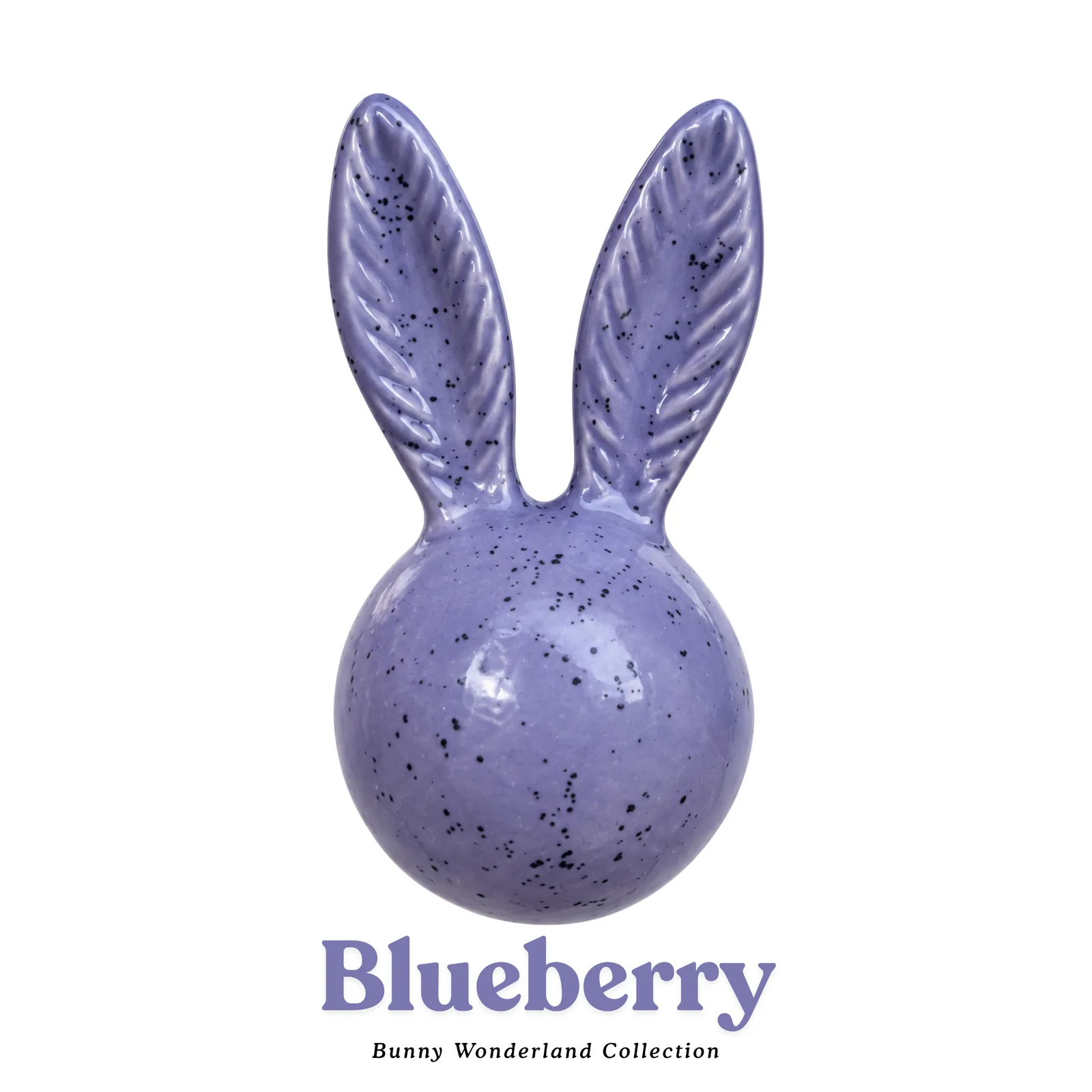 Bunny Wonderland - Seramik Tavşan Dolap Kulpu — Blueberry