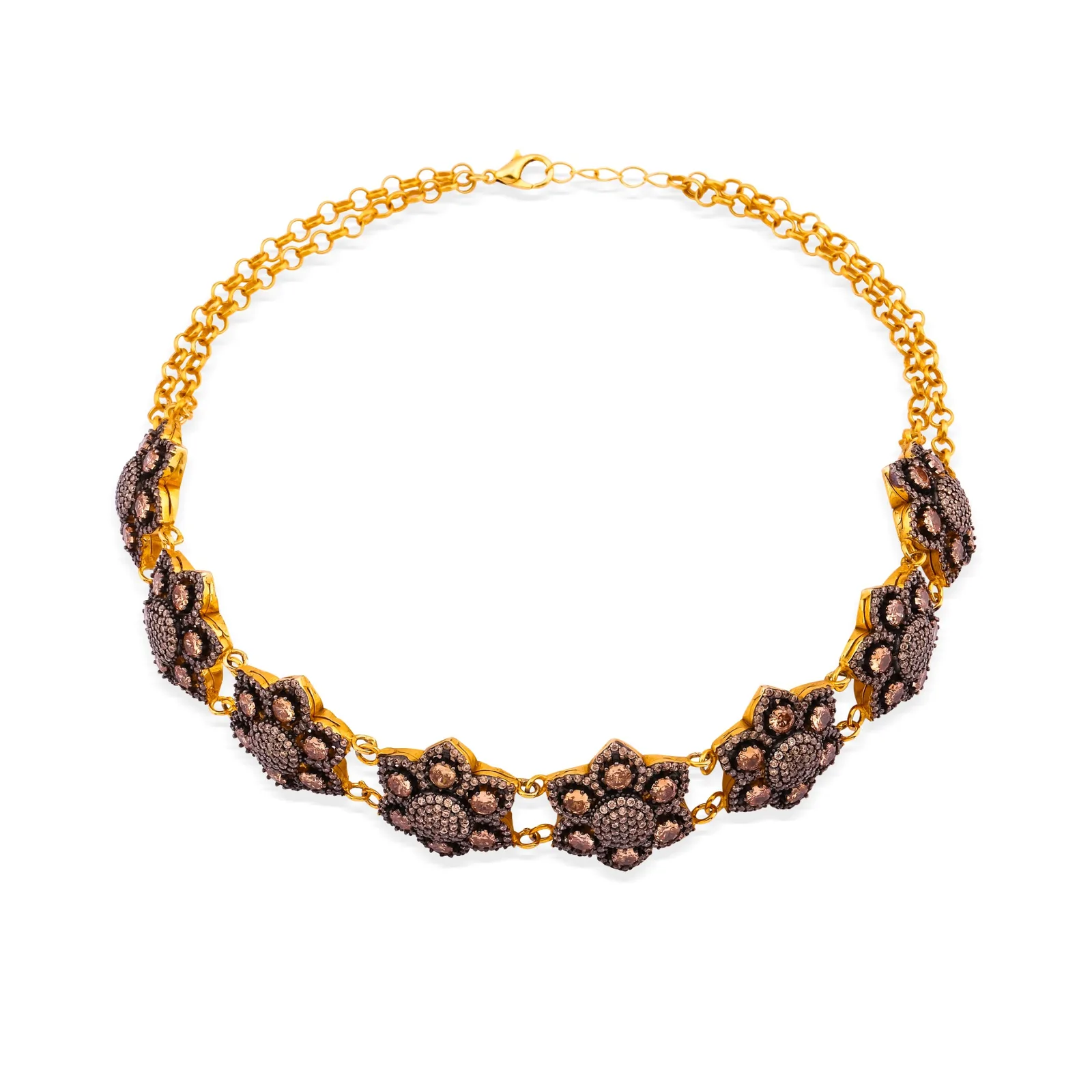 Red Carpet Cannes Şampanya Choker Kolye