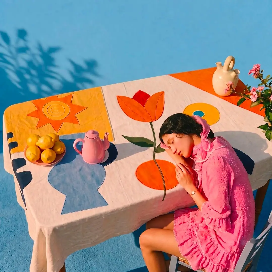 Spring Garden Tablecloth