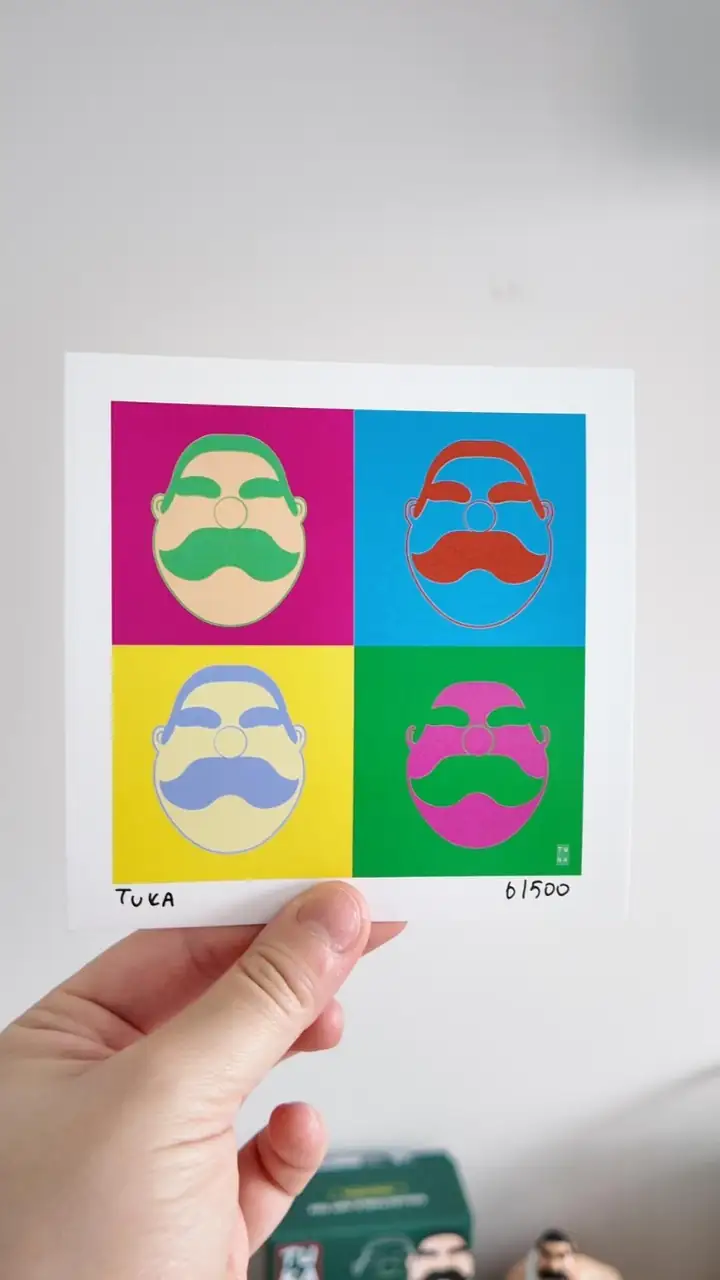 Pop Tellak - Mini Kartpostal Dijital Baskı
