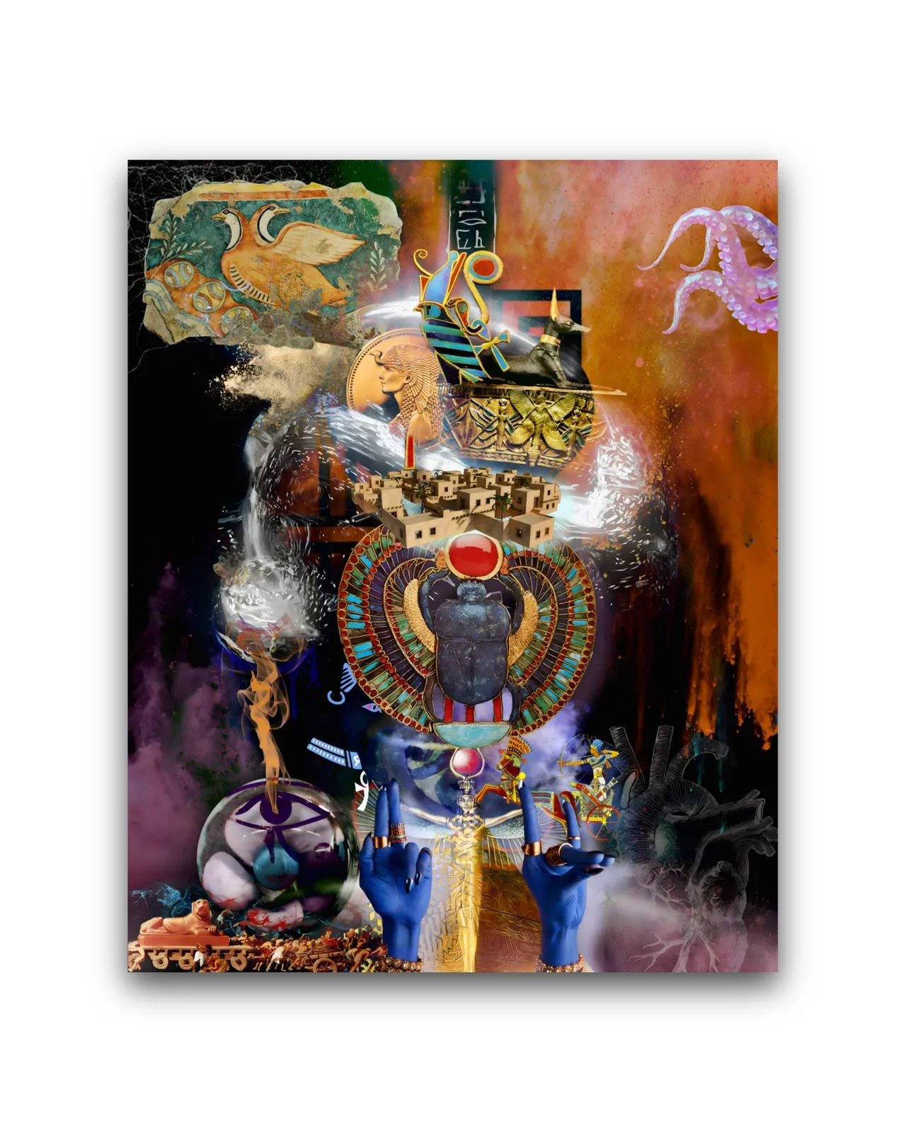 Akhenaton Tablo — 80 × 100 cm