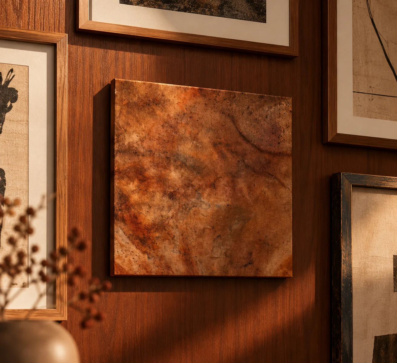 Wabi Sabi Tablo - Kihada 02 40x40