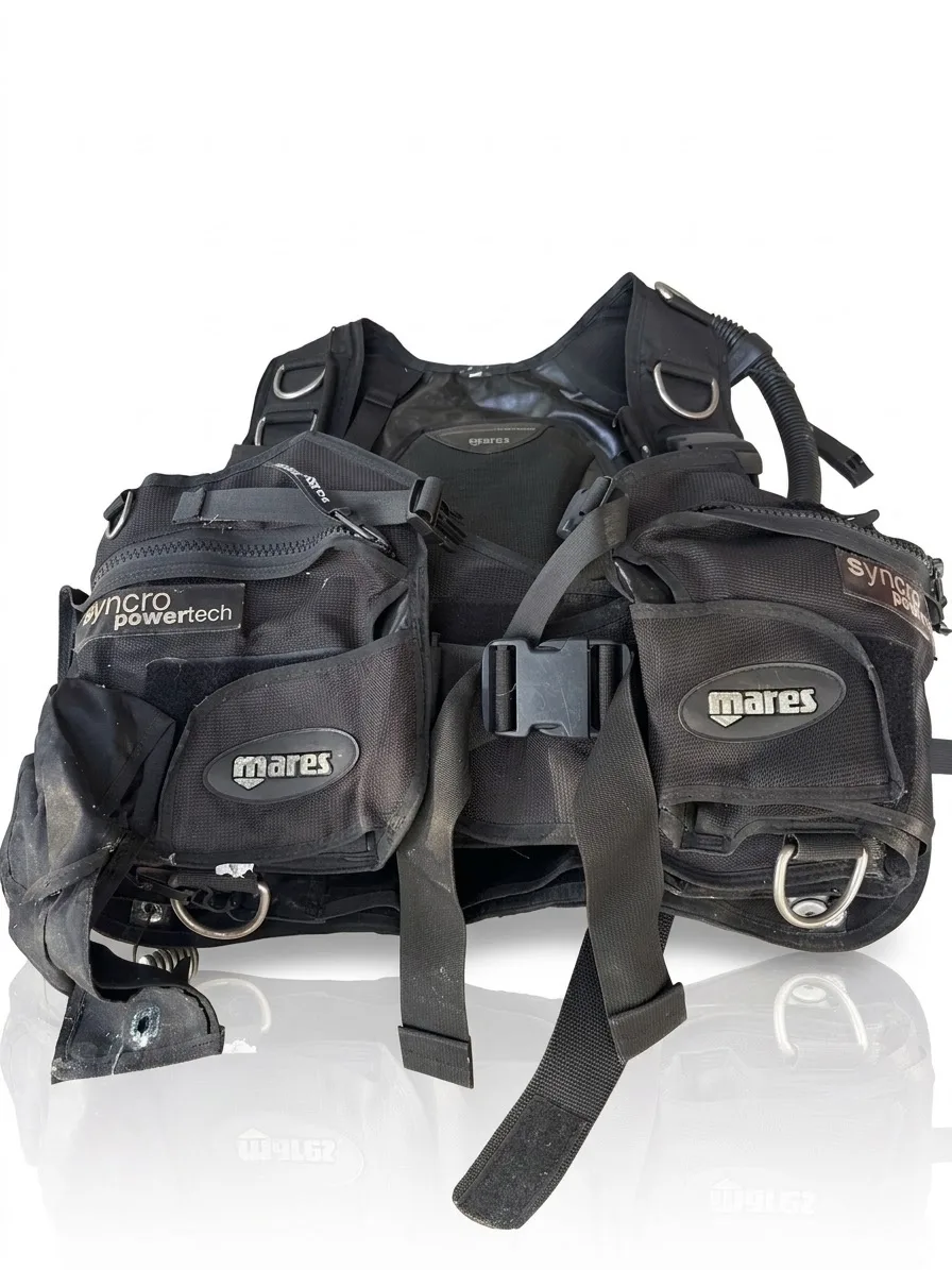 Mares Syncro Powertech model bir Denge Yeleği (BCD / BC - Buoyancy Control )