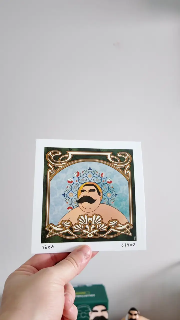 Nouveau Tellak - Mini Kartpostal Dijital Baskı