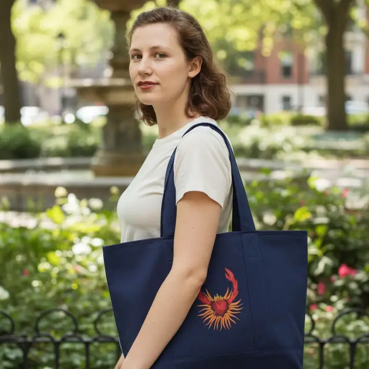 Canvas Çanta - Lobster Heart Baskılı / Limited