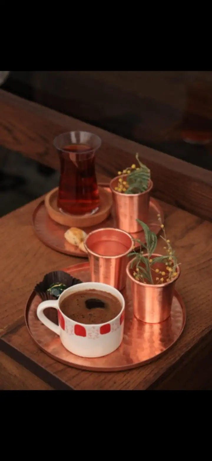Bakır Sunum Tabağı