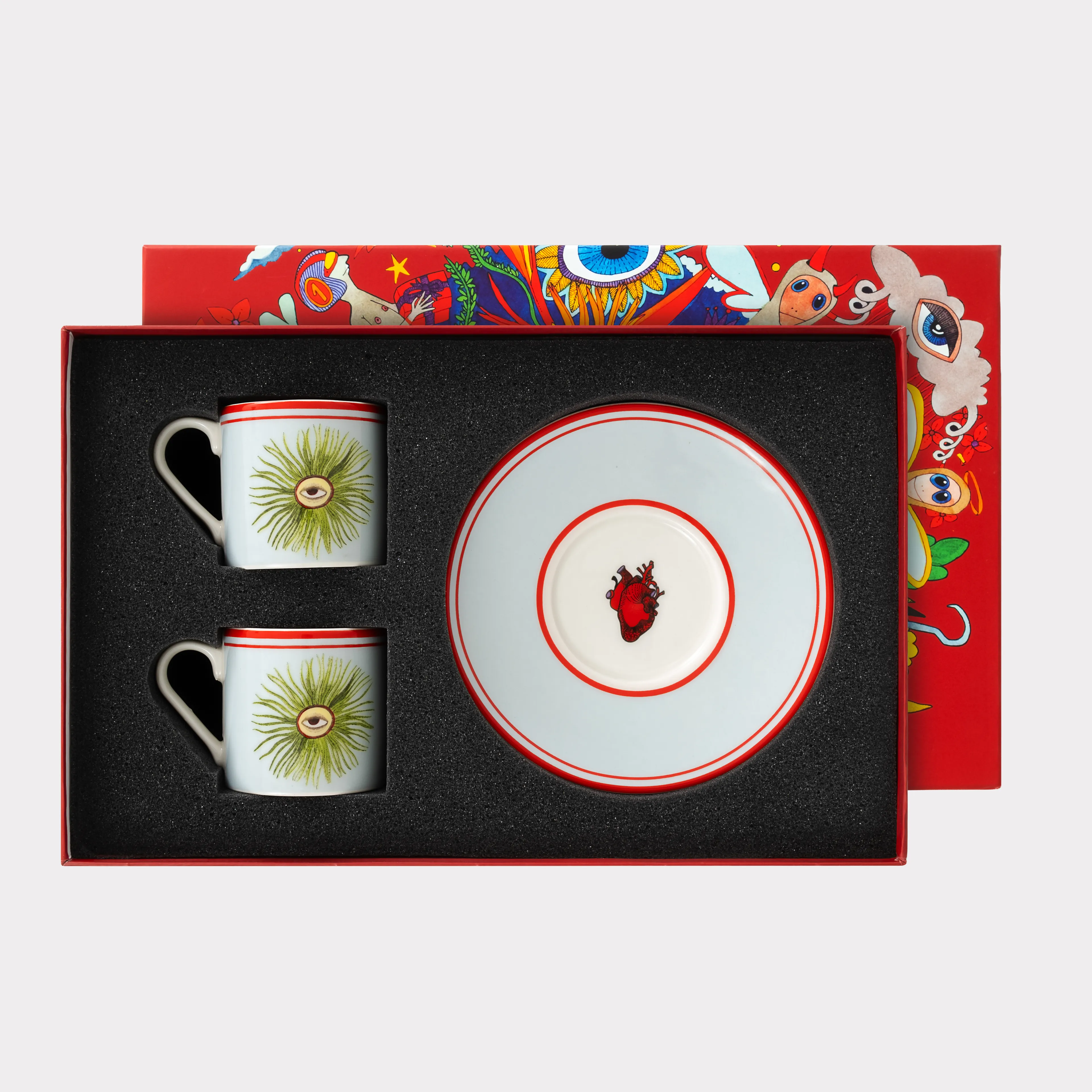 "I believe in good" 2'li Türk Kahvesi Fincanı Hediye Kutulu