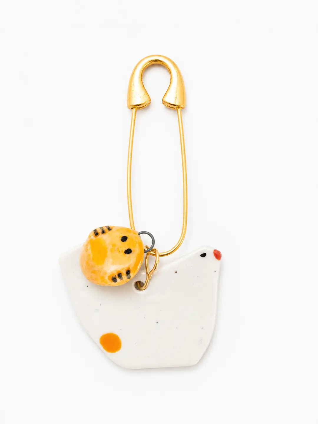 Tavuk & Civcivi Charm Broş