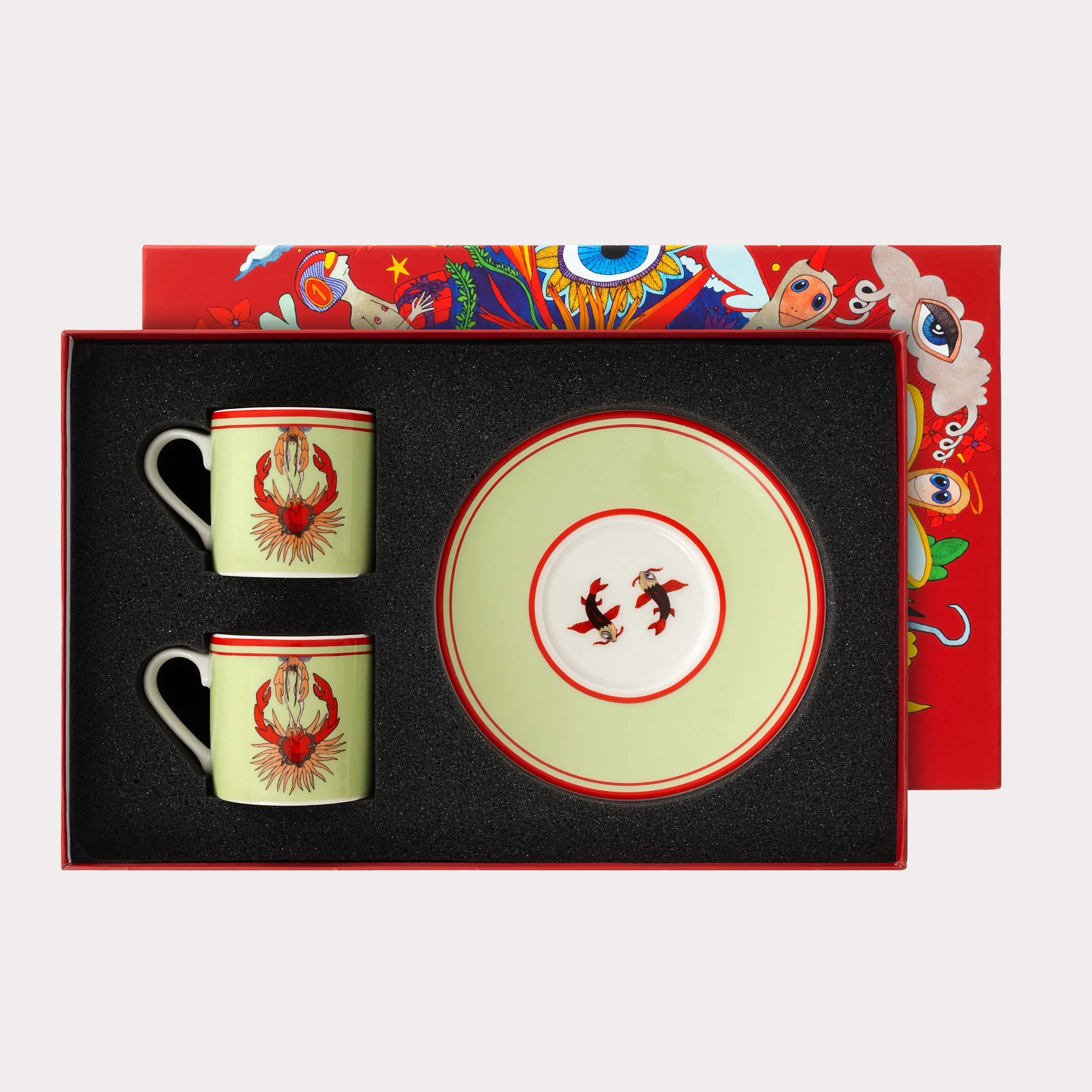 "I believe in good" 2'li Türk Kahvesi Fincanı Hediye Kutulu