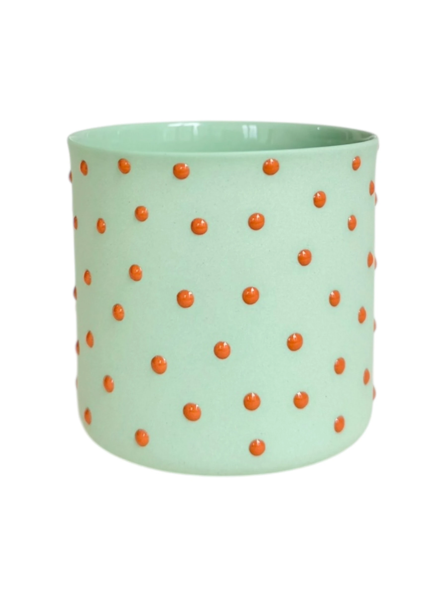 S-Classic Mint/Orange | Limoges Porselen Bardak 145 ml