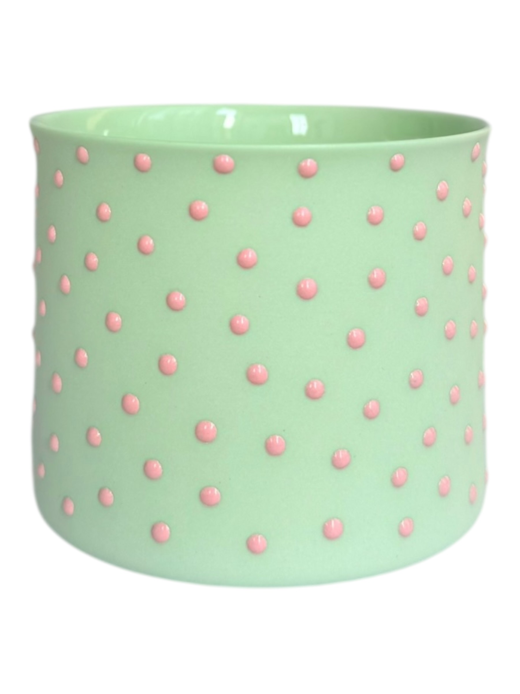M-Classic Pistachio Green/Pink | Limoges Porselen Bardak 250 ml