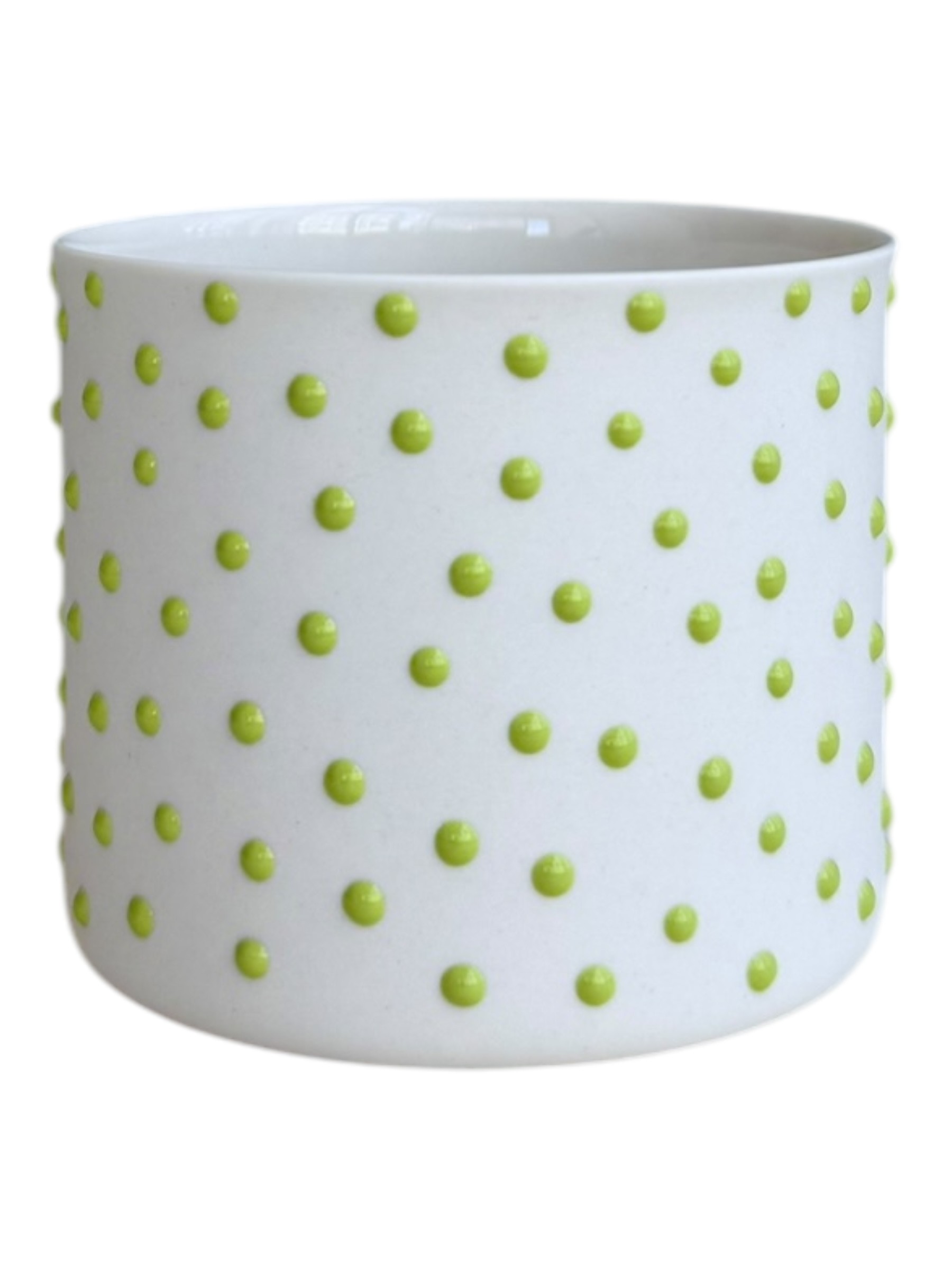 M-Classic White/Green | Limoges Porselen Bardak 250 ml