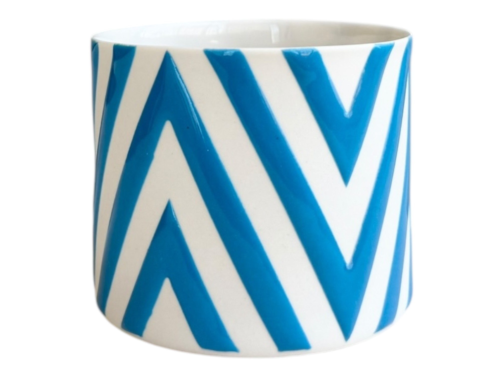 Zigzag-White/Blue