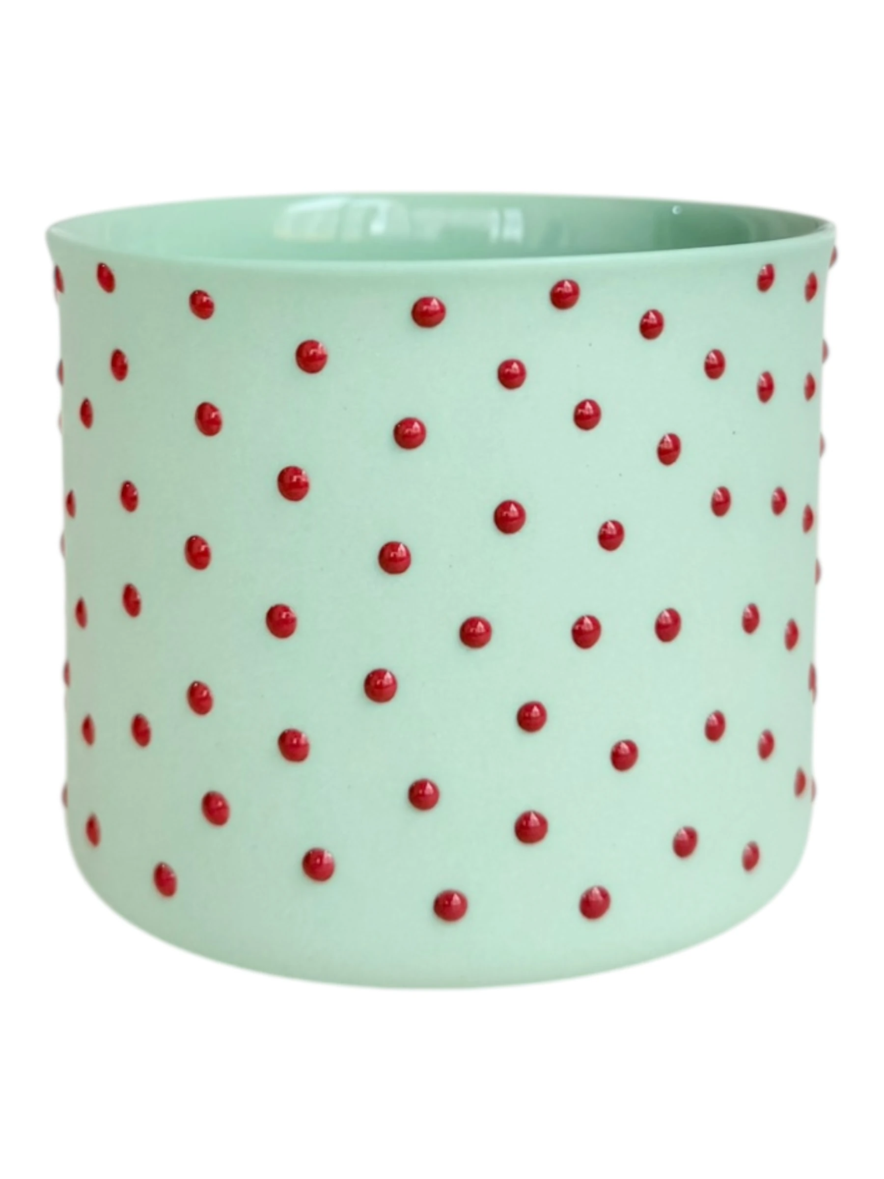 M-Classic Mint/Red | Limoges Porselen Bardak 250 ml
